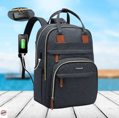 Laptop Backpack Rucksack Mit Schloss LOVEVOOK Laptop