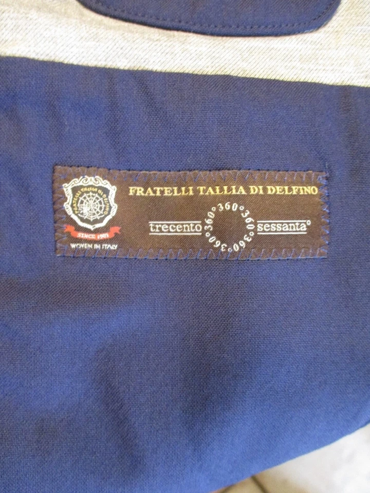 Hackett Mayfair dark blue all season wool modern blazer sport coat jacket 38S - Image 4 of 4