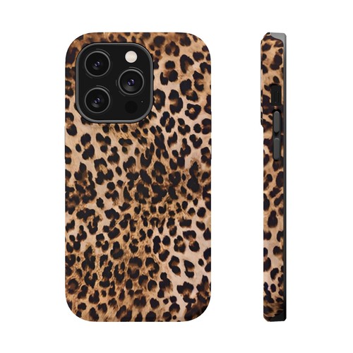 Funda resistente magnética con estampado de leopardo, cubierta de teléfono con estampado de animales, tecnología elegante - Imagen 92 de 161