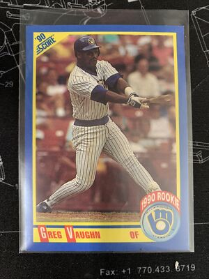 1990 Score - Greg Vaughn #585 for sale online | eBay