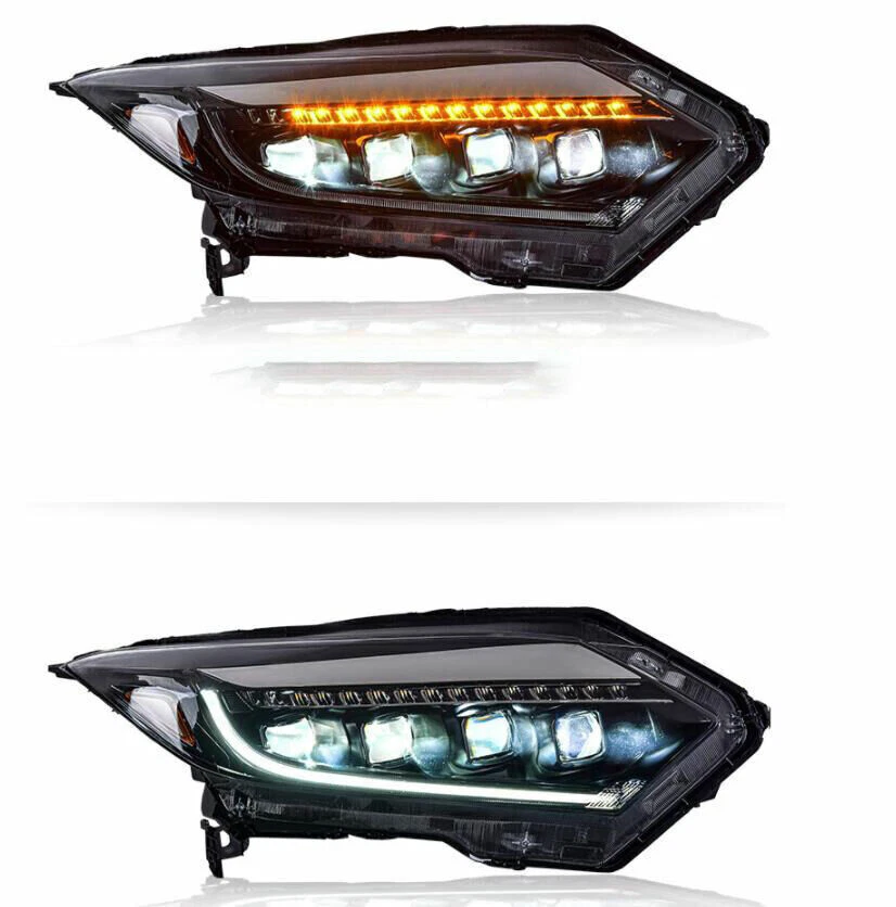 For Honda HR-V Vezel 2015-2018 Led Headlight Assembly DRL Projector Light 2pcs Foto 4 de 4