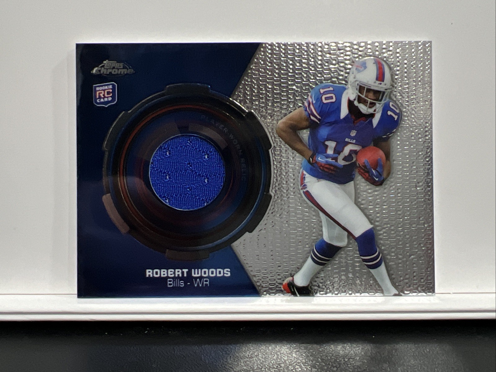 2013 Topps Chrome - Rookie Relics Robert Woods #RR-RW (MEM, RC)