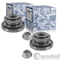2X Vaico RADLAGER-SATZ Hinten Passend FüR CitroËN Evasion Jumpy Fiat Scudo