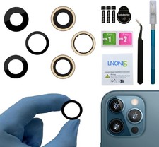 3pcs 12 Pro Max Back Rear Camera Sapphire Glass Lens Replacement for iPhone 12