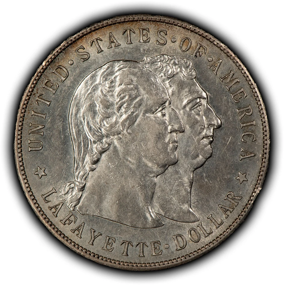1900 $1 Lafayette Commemorative Silver Dollar - AU - SKU-B5139 - Image 2 of 4