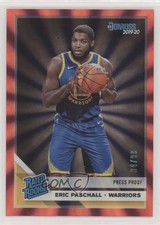 2019 Panini Donruss Rated Rookie Press Proof Red Laser 84/99 Eric Paschall 0sw9