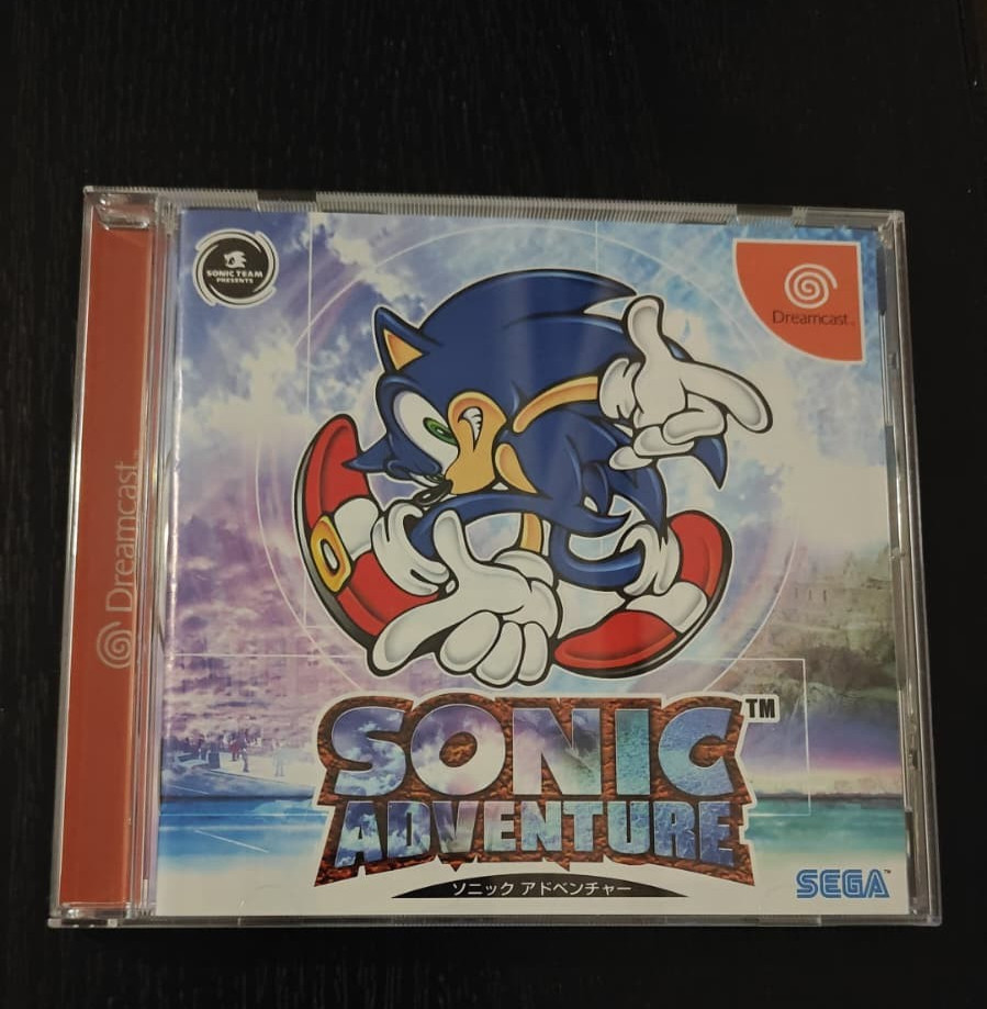 Dreamcast SONIC ADVENTURE HDR-0001 Spine USA SELLER