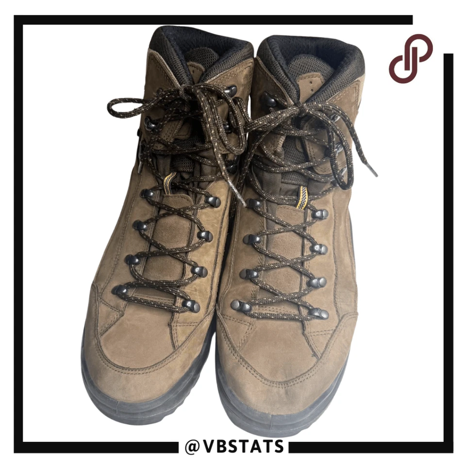 Lowa Hombres Nubuck Renegade GTX Medio Senderismo Con Cordones Trail Botas Zapatos Marrón Talla 12 Foto 4 de 4