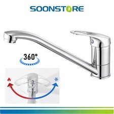 Edelstahl Wasserhahn Küche 360° Küchenarmatur Einhand Spültisch Mischbatterie