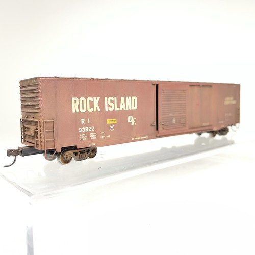 Atlas HO Weathered Rock Island RI #33822 60’ Autoteile Boxcar | Zustand: Used