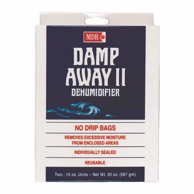 MDR Damp Away II Boat RV 20 once Moisture Eliminator Dehumidifier Hang Bags