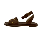 Michael Kors Rosetta Studded Leather Sandal Brown 7.5