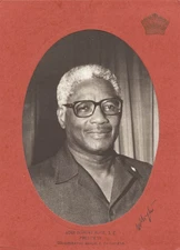 HUGH D. HOYTE - PHOTOGRAPH MOUNT SIGNED