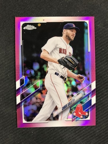 2021 Topps Chrome #60 Chris Sale Magenta Refractor /399 Boston Red Sox