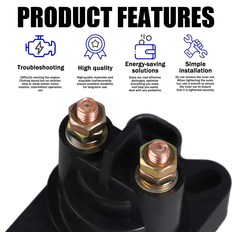 Relé solenoide de arranque para Arctic Cat 400 2005 2006 2007 2008 2011 nuevo Foto 4 de 4