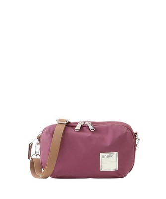 anello CIRCLE shoulder bag with double-sided water repellency and wallet functio