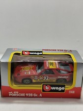 Modellino Burago Porsche 928 Gr. A Vintage Gara 1/43