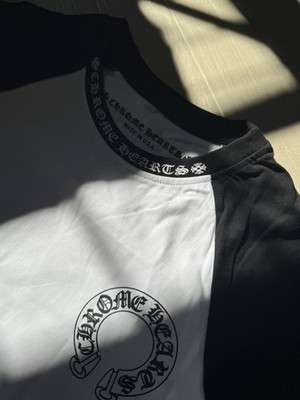 chrome hearts longsleeve schwarz-weiß S