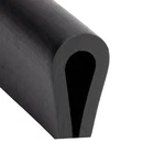 10 x 5mm Rubber U Channel For 2mm Panels Per Metre