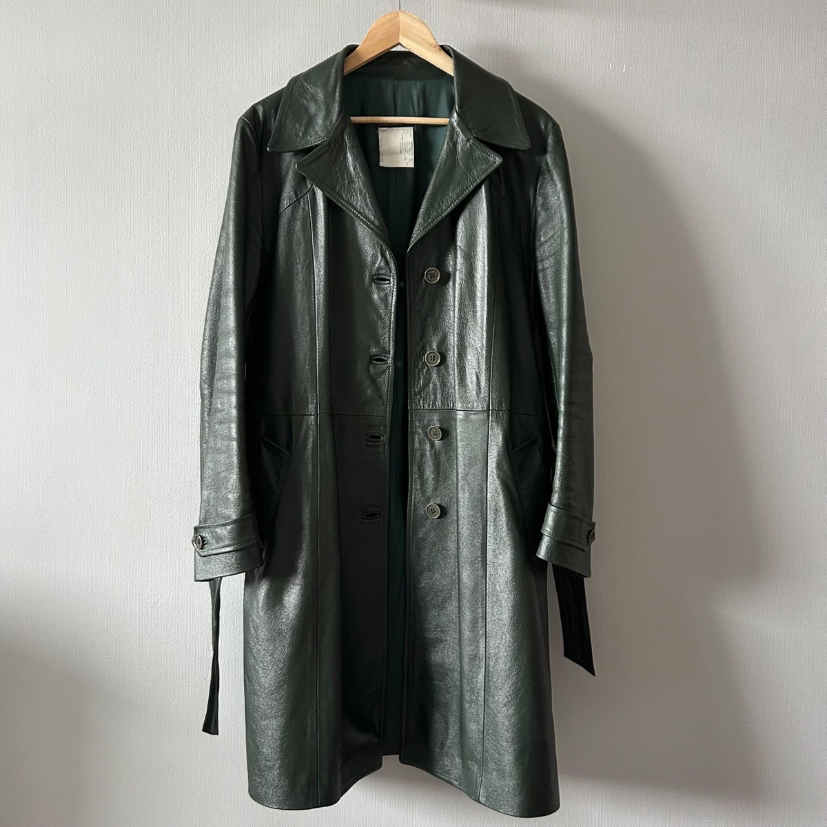 Alexander McQueen AW1997 Runway Leather Frock Coat 