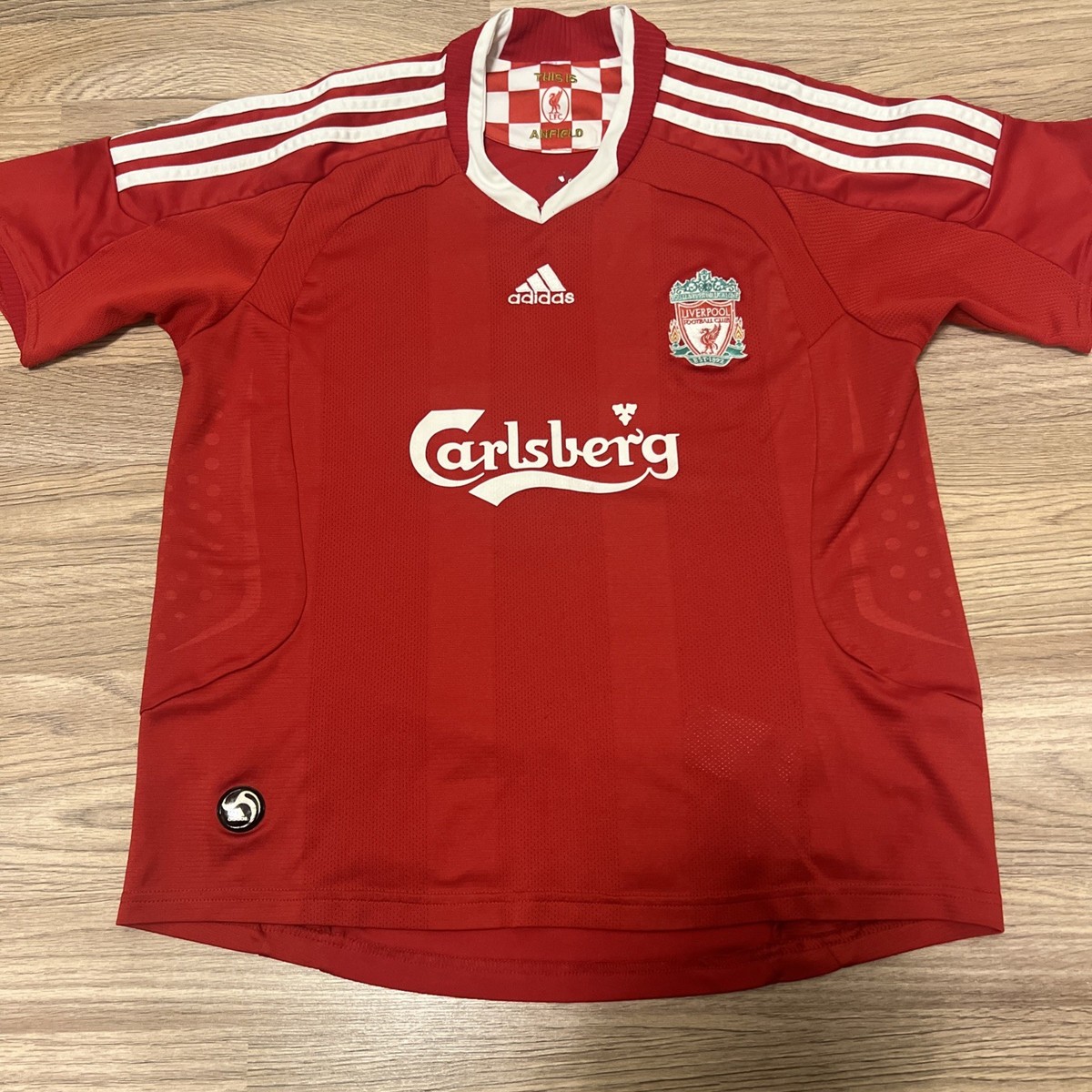 Adidas Liverpool FC Football 2008/10 Home Shirt Jersey Boys