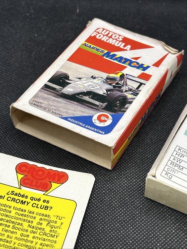 Autos Formula - NAPIES MATCH 4 - Argentina Simil Cartine Quartetto Top Dal Negro - Picture 3 of 3