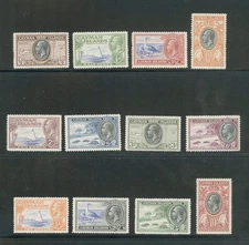 1935 CAYMAN ISLANDS, Stanley Gibbons No. 96-107 - George V - MH*