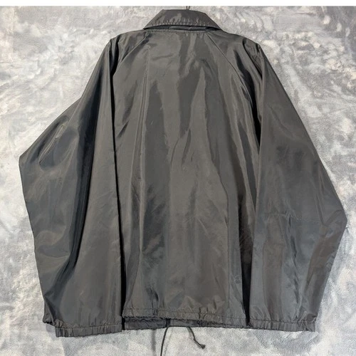 Vintage Masonic 32nd Degree Eagle Patch Coach Jacket Black Hartwell XL USA Made image 9