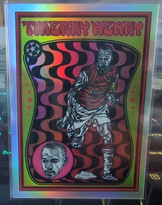 Thierry Henry Ultra Violet CASE HIT SSP 2025-26 Topps Chrome UCC UV-2