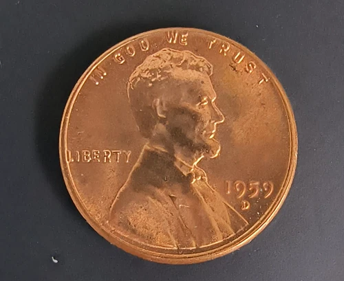 1959 D Lincoln Penny Uncirculated.   For $.99