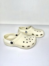 Kids Classic Crocs Clog, Size J1, Color Bone