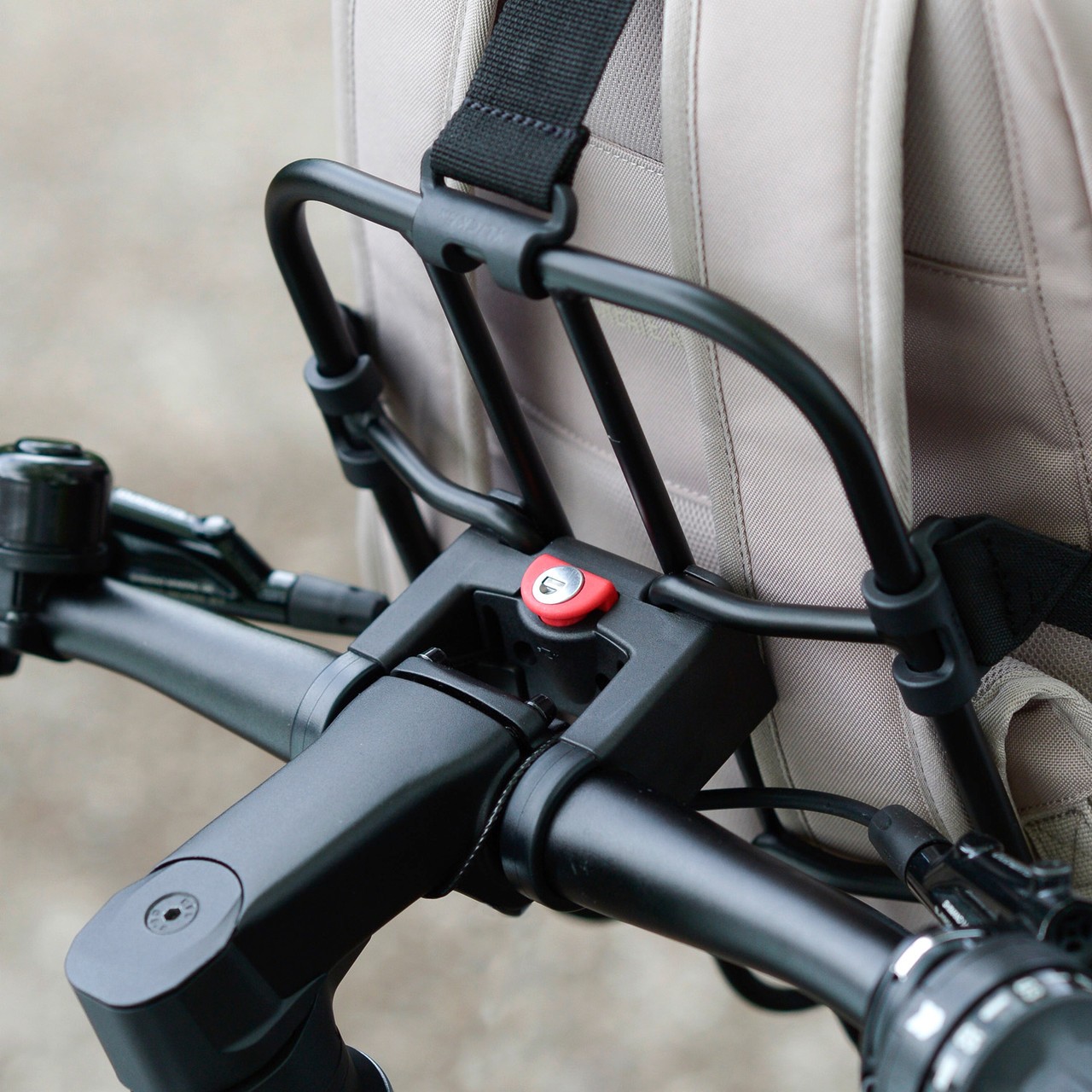 Vario Rack  detachable carrier, backpack holder for handlebar adapter