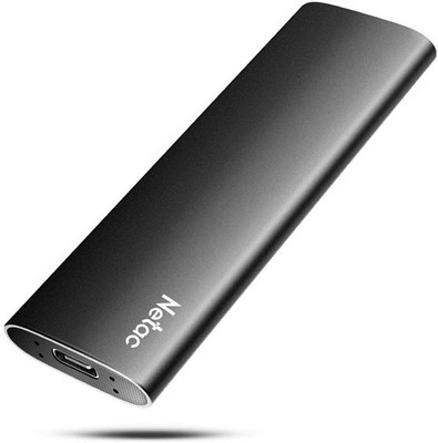 Netac 250GB Portable SSD USB 3.2 Gen 2 (10 Gbps, Type-C) External Solid State...