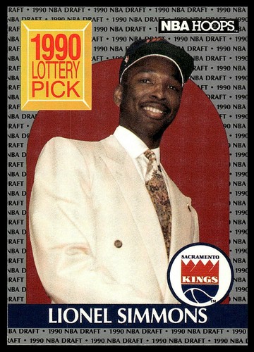 Lionel Simmons *ROOKIE CARD* (RC) 1990-91 Hoops #396