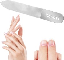 Kanavi Glass Nail File Straight Type Precision Nail Care Japan