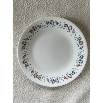 Corelle Bread and Butter Plate Unisex 6.75'' Nordic Bloom Floral Vitrelle USA