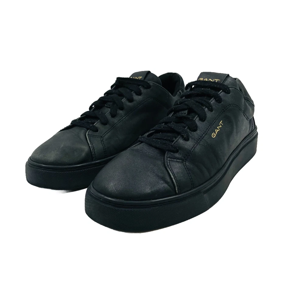 Zapatillas deportivas con cordones de cuero negro GANT para hombre EUR 42 UK 8 US 9 Foto 4 de 4