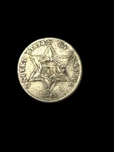 1861-P Three Cent Silver — photo from another recent sale