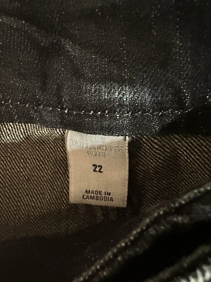 NWT Old Navy Jeans Womens 22 Blue Dark Wash Denim Flared Bell Wide Leg - Image 3 of 4