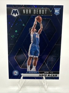 2024-25 Mosaic FastBreak Blue NBA Debut RC Jared McCain /85 #263