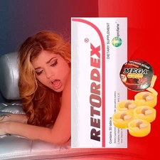 Retordex + Mega Gold Pills Dietary Supplement Increased Stamina Sexual Power