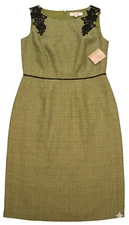 Kasper Women's Green Sleeveless Dress Size 2, NEW $99.00