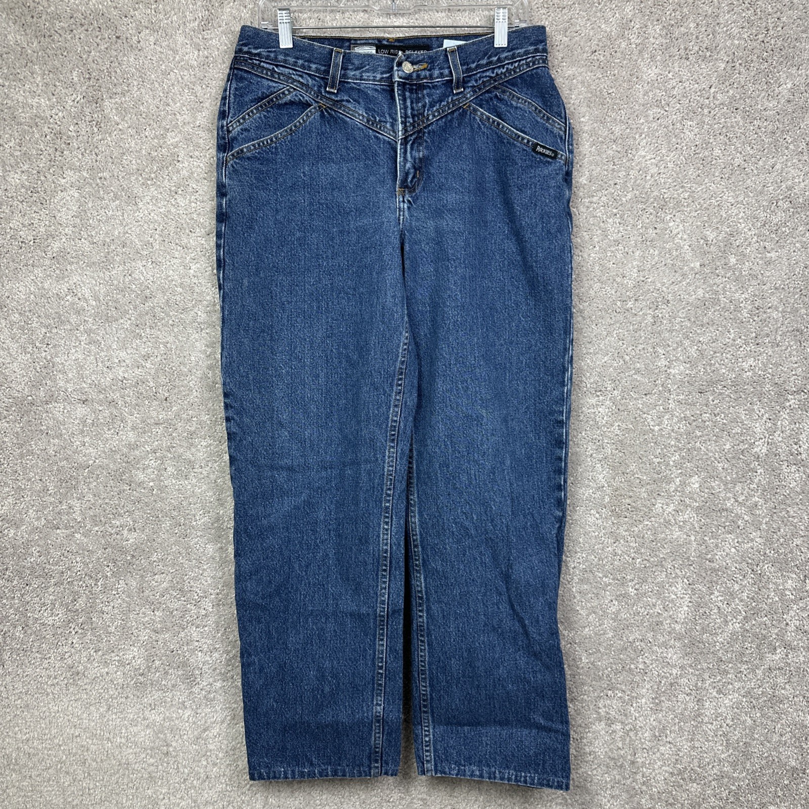 Vintage Rocky Mountain Jean 13-L Low Rise Relaxed Bareback Western Rockies Denim