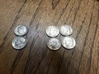 LOT OF (6) 65 & 66 ROOSEVELT DIMES ASSORTED  CIRCULATED COINS 10C