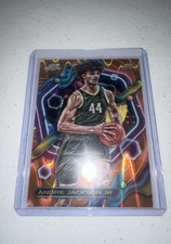 2023-24 Topps Cosmic Chrome - Andre Jackson #183 Orange Galactic Refractor...