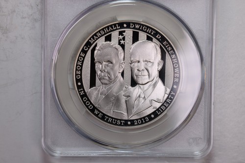2013-P, 5-Star Generals., Silver Commemorative., CAC PF69., Store GMC057 - Picture 1 of 3