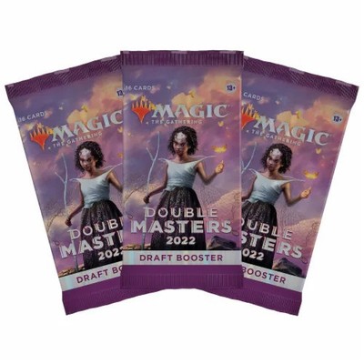 Magic Mtg DOUBLE MASTERS 2022 Factory sealed Booster Pack X 3 !