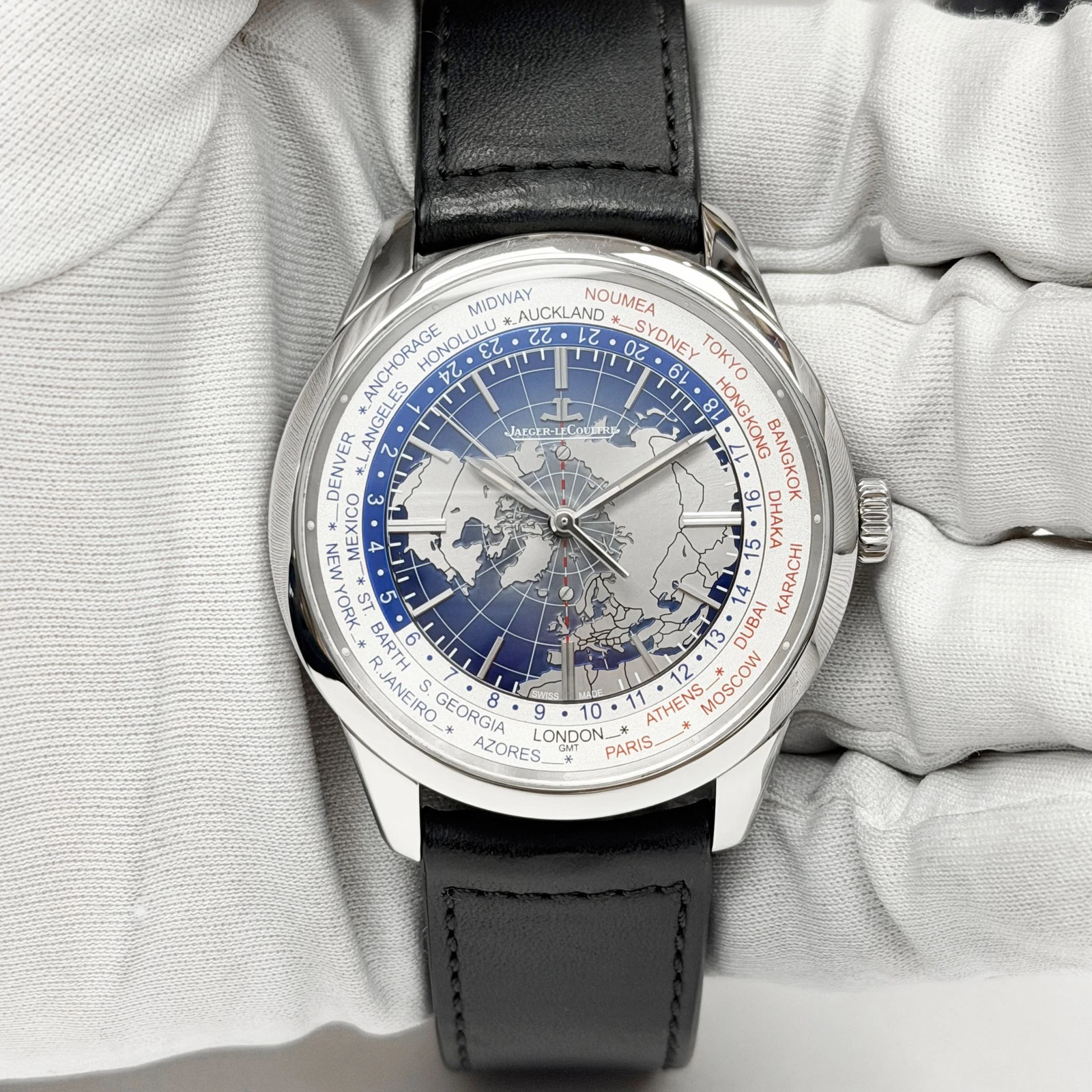 Jaeger LeCoultre — 2016 Jaeger-Lecoultre Geophysic Universal Time Q8108420 41MM Blue Steel B/p