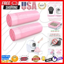 40 Count Cat Litter Box Liners for Automatic Cat Litter Box and Litter Box Ro...