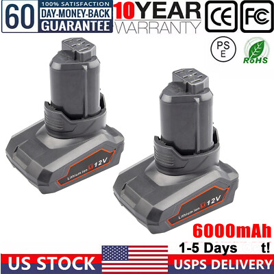 #ad 12V 6.0AH Li ion Battery For Ridgid L1240 R82049 R82048 R82007 R82009 AC82049 $43.99